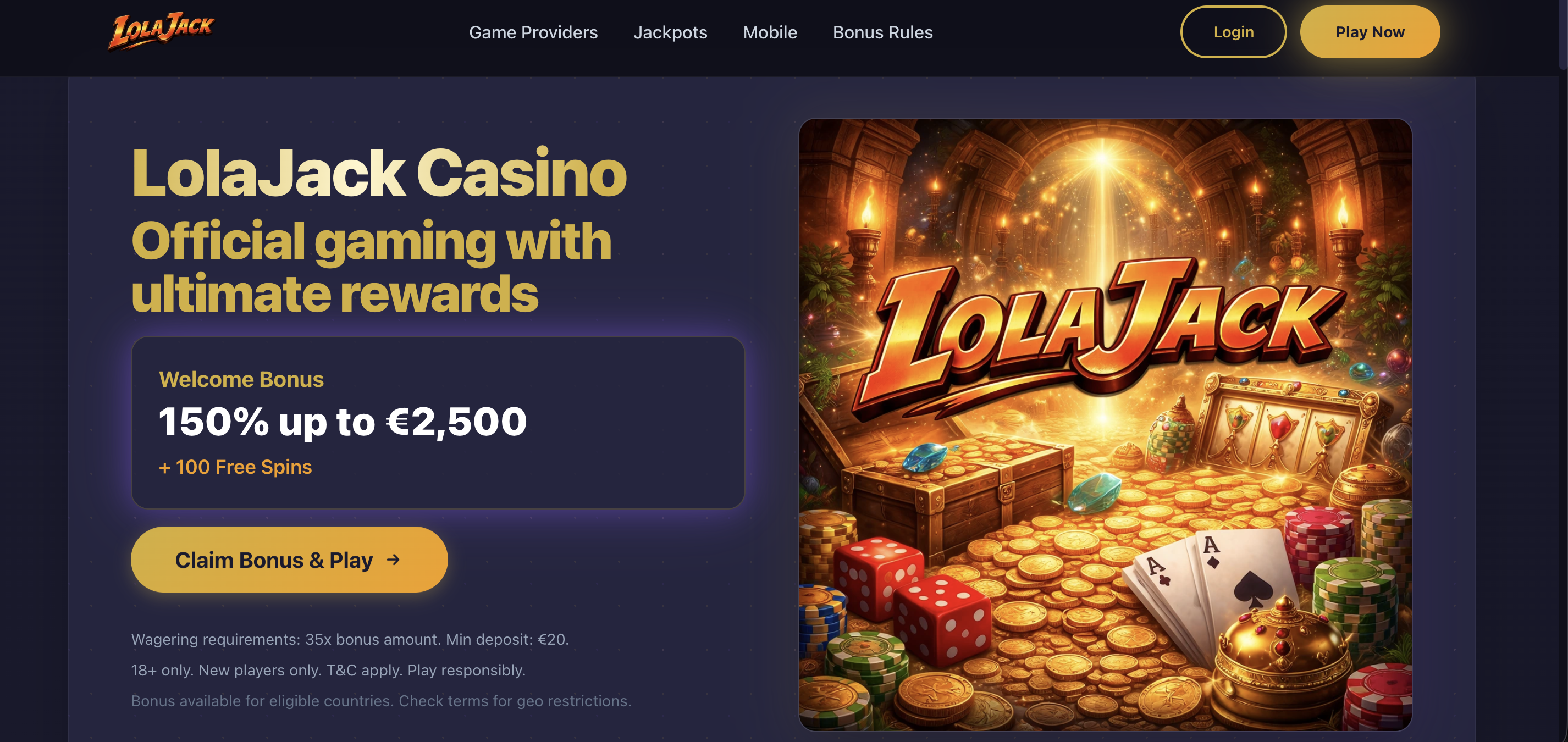 Lolajack Casino Review